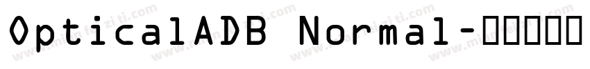 OpticalADB Normal字体转换